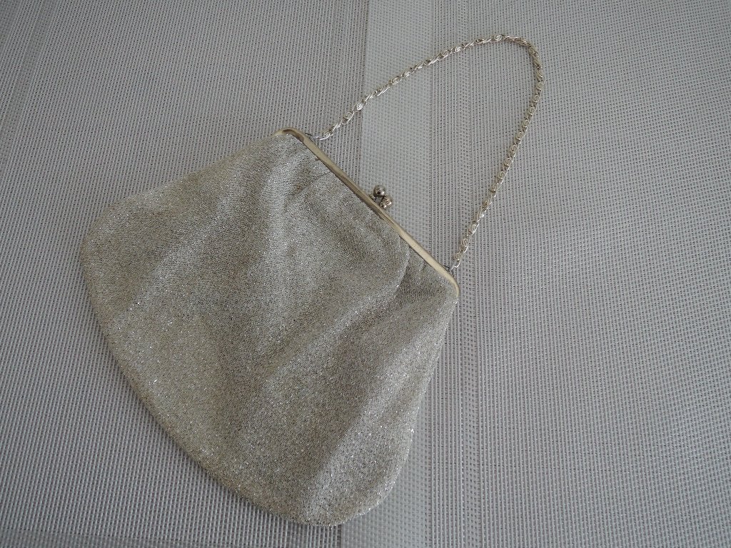 Ouderwets goudkleurig (avond) tasje, Ophalen of Verzenden, Zo goed als nieuw, Overige kleuren, Avondtasje
