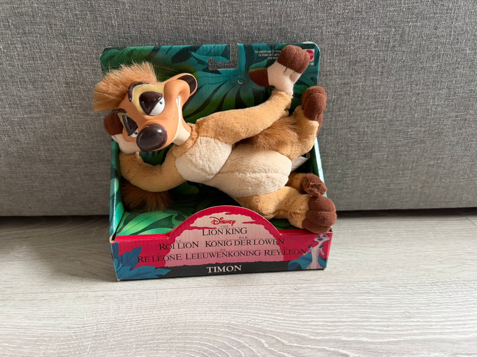 Disney mattel timon in doos 1994, Ophalen of Verzenden, Zo goed als nieuw