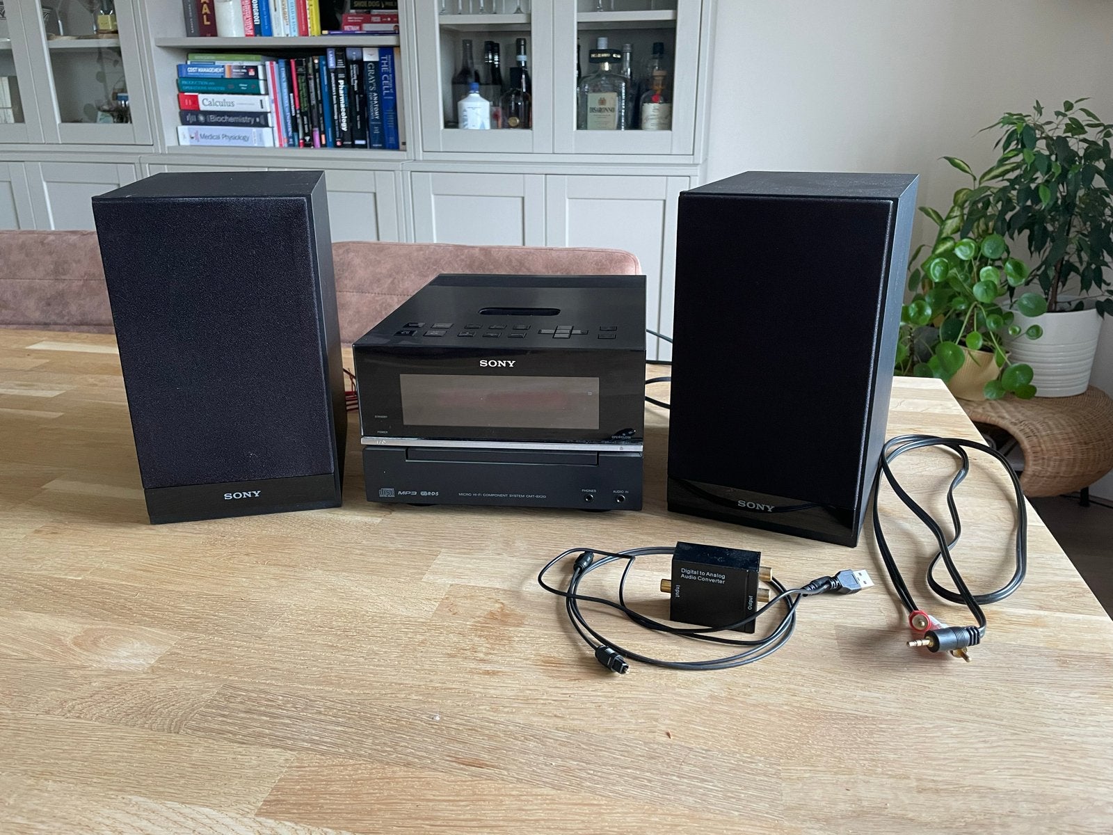 Sony Microset met speakers en DAC voor TV-aansluiting, Audio, Tv en Foto, Stereo-sets, Ophalen, Gebruikt, Microset, Sony