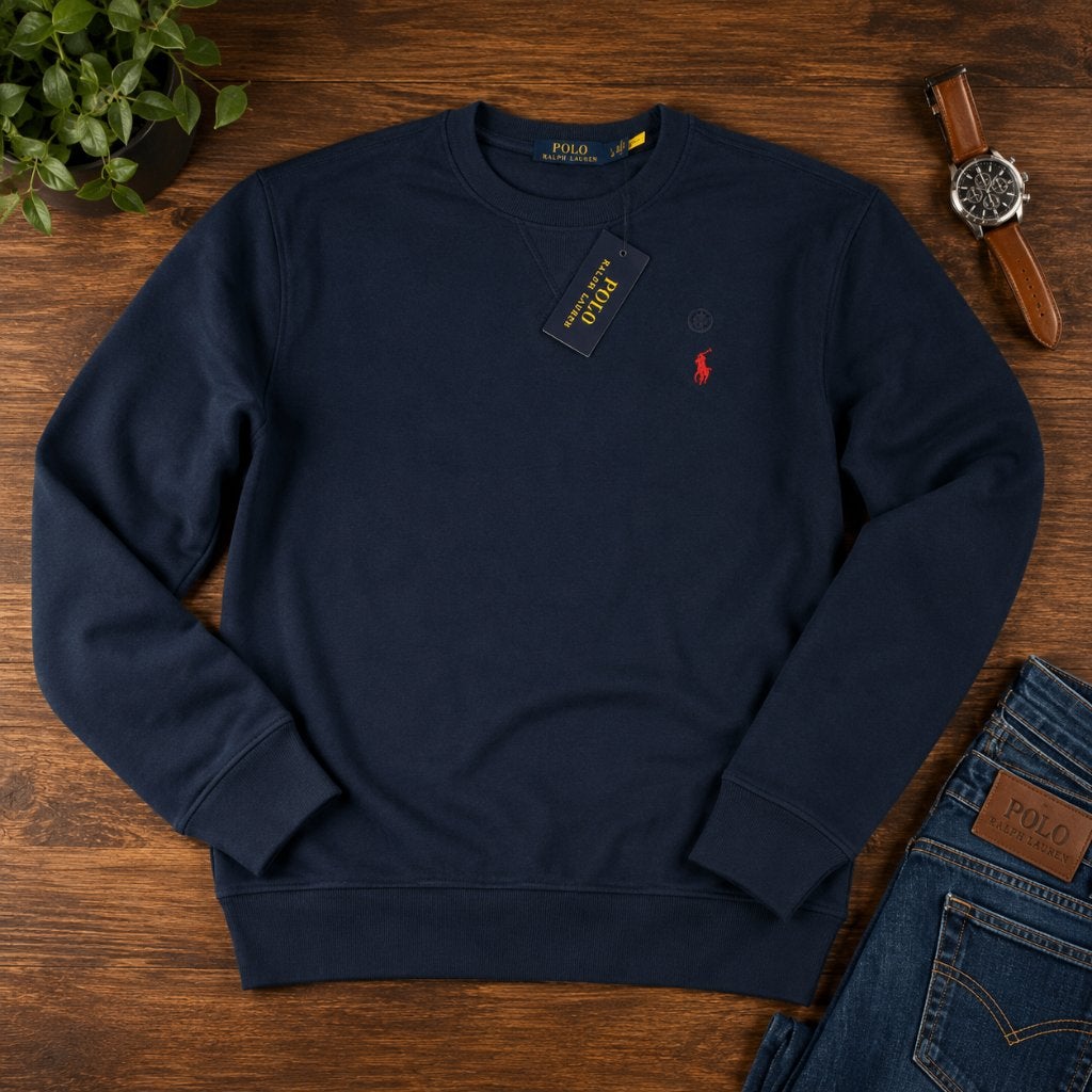 Polo Ralph Lauren Heren Sweater Navy – Maat M, Kleding | Heren, Truien en Vesten, Ralph Lauren, Nieuw, Ophalen of Verzenden, Maat 48/50 (M)