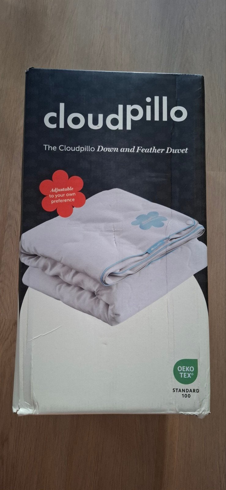 Cloudpillo dons en veren dekbed 240x220 nieuw in doos, Wit, Dons en Veren, Ophalen of Verzenden, Deken of Dekbed