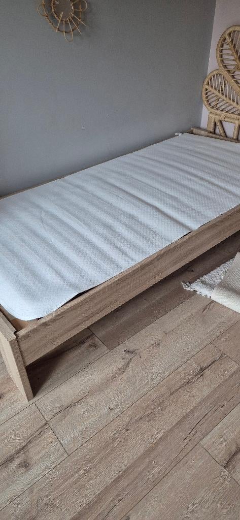 Bed, 85 tot 100 cm, Zo goed als nieuw, 180 cm of meer, Ophalen
