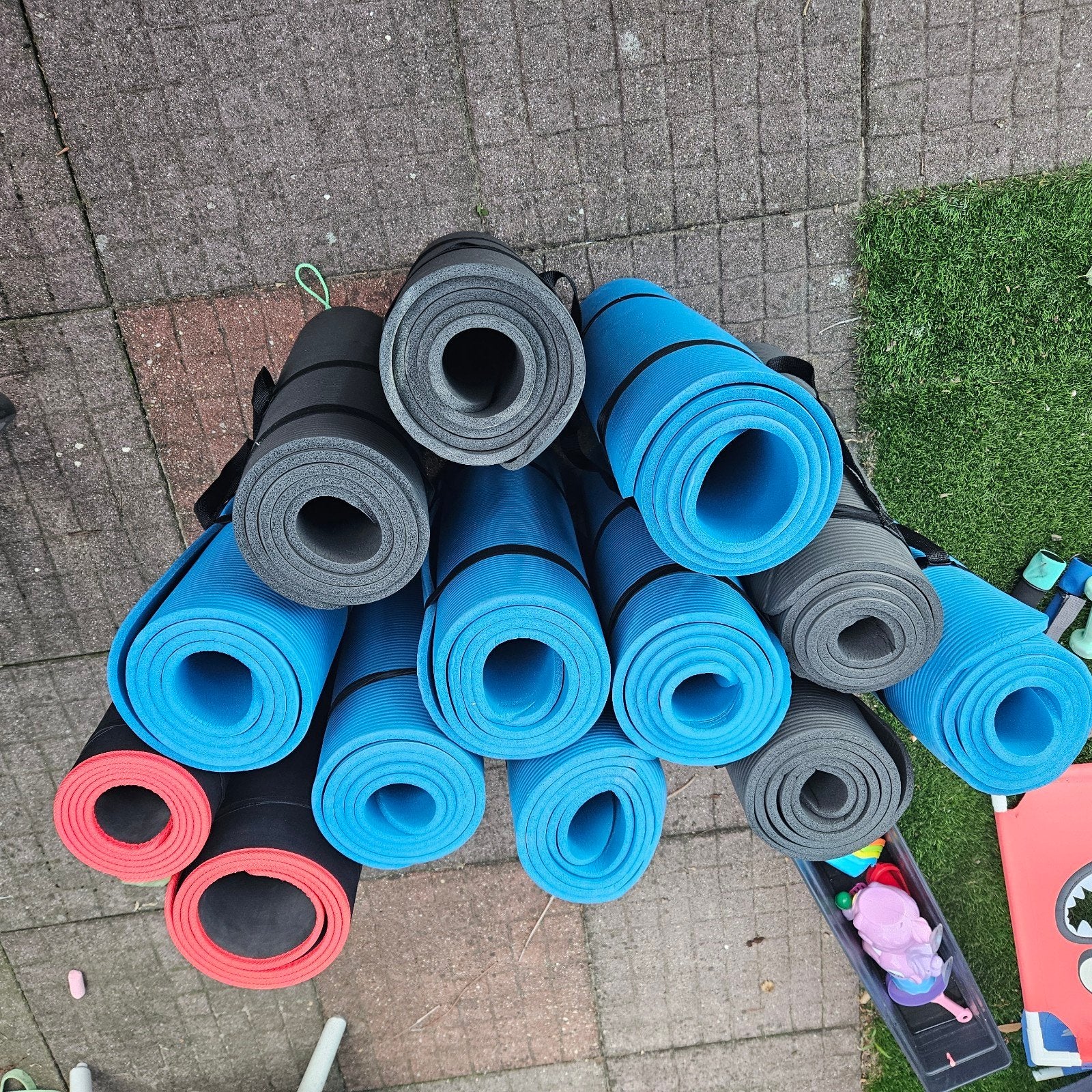 Fitnessmatten kaytan 10 stuks, Sport en Fitness, Fitnessmaterialen, Ophalen, Gebruikt, Fitnessmat