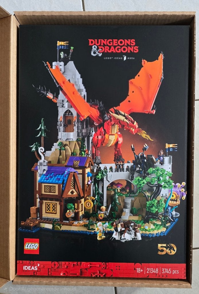 Lego Dungeons & Dragons het verhaal van de rode draak 21348, Kinderen en Baby's, Speelgoed | Duplo en Lego, Nieuw, Lego, Complete set