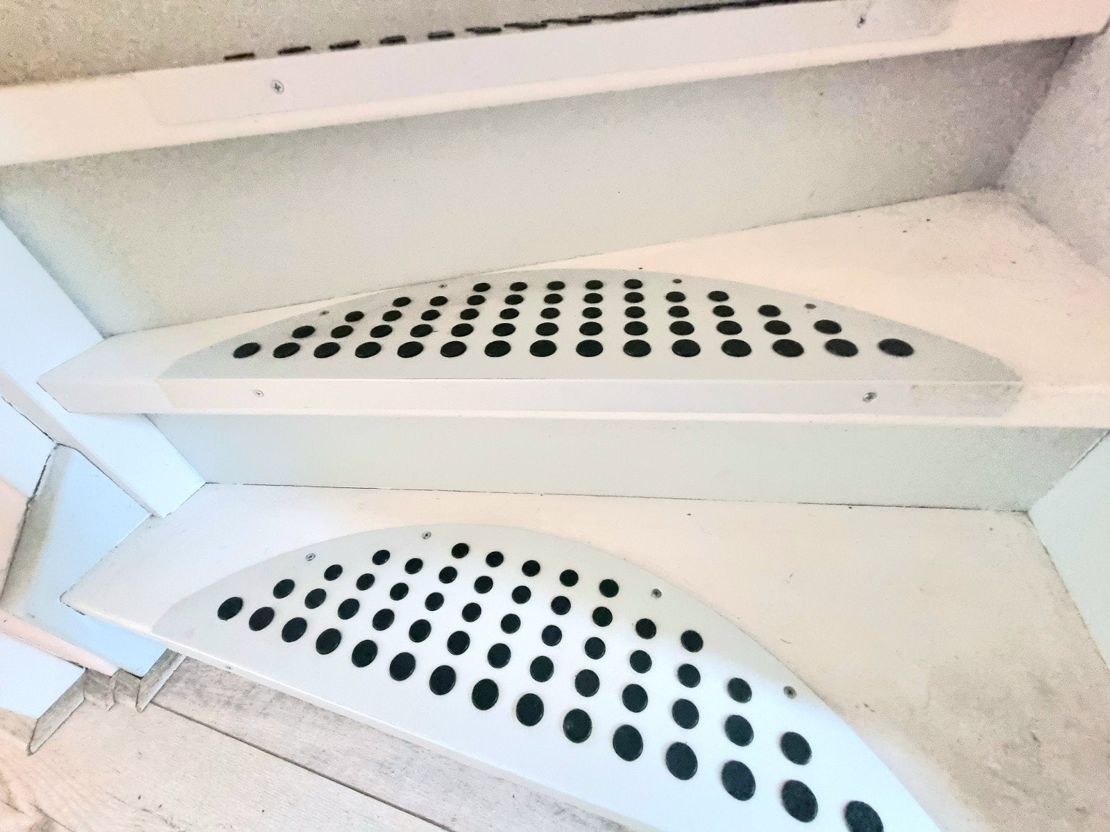 aluminium halve maantjes voor de trap, Huis en Inrichting, Stoffering | Vloerbedekking, Ophalen of Verzenden, Gebruikt