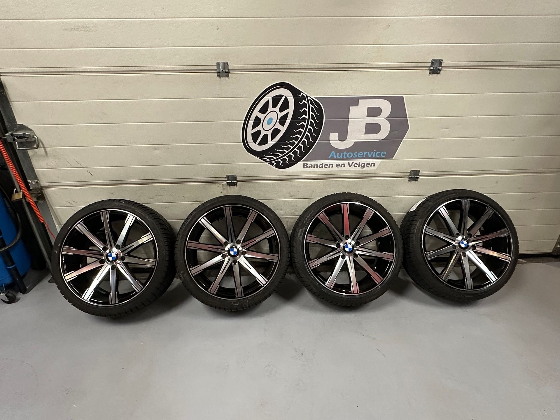19inch BMW M Style Breedset Look Velgen NIEUW Winterbanden 5, 19 inch, -, -, Banden en Velgen