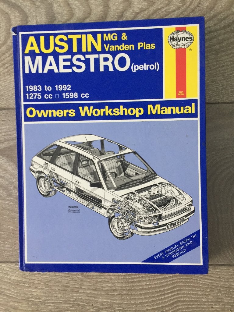 Haynes Manual (Vraagbaak) Austin / MG Maestro 1983-1992, Ophalen of Verzenden