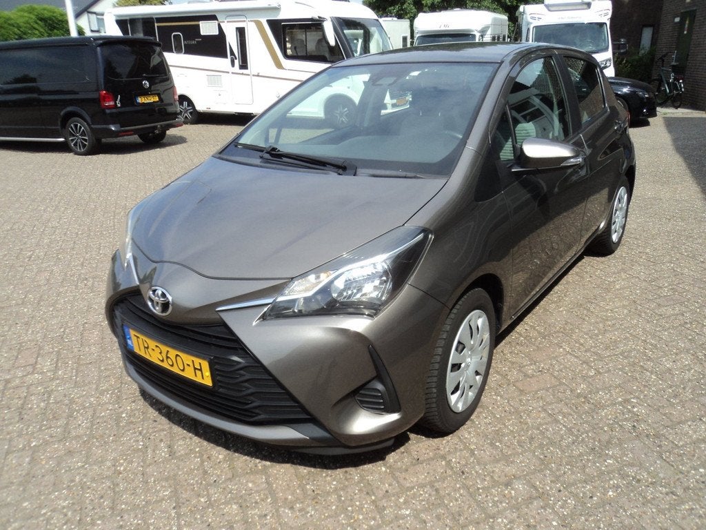 Toyota Yaris 1.0 VVT-i Comfort Cruise Control Airco, Auto's, Voorwielaandrijving, Stof, Origineel Nederlands, Bedrijf