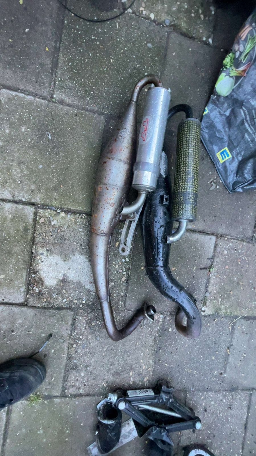 Leovince tt Piaggio uitlaat, Ophalen, Zo goed als nieuw, Tweetakt, Overige modellen