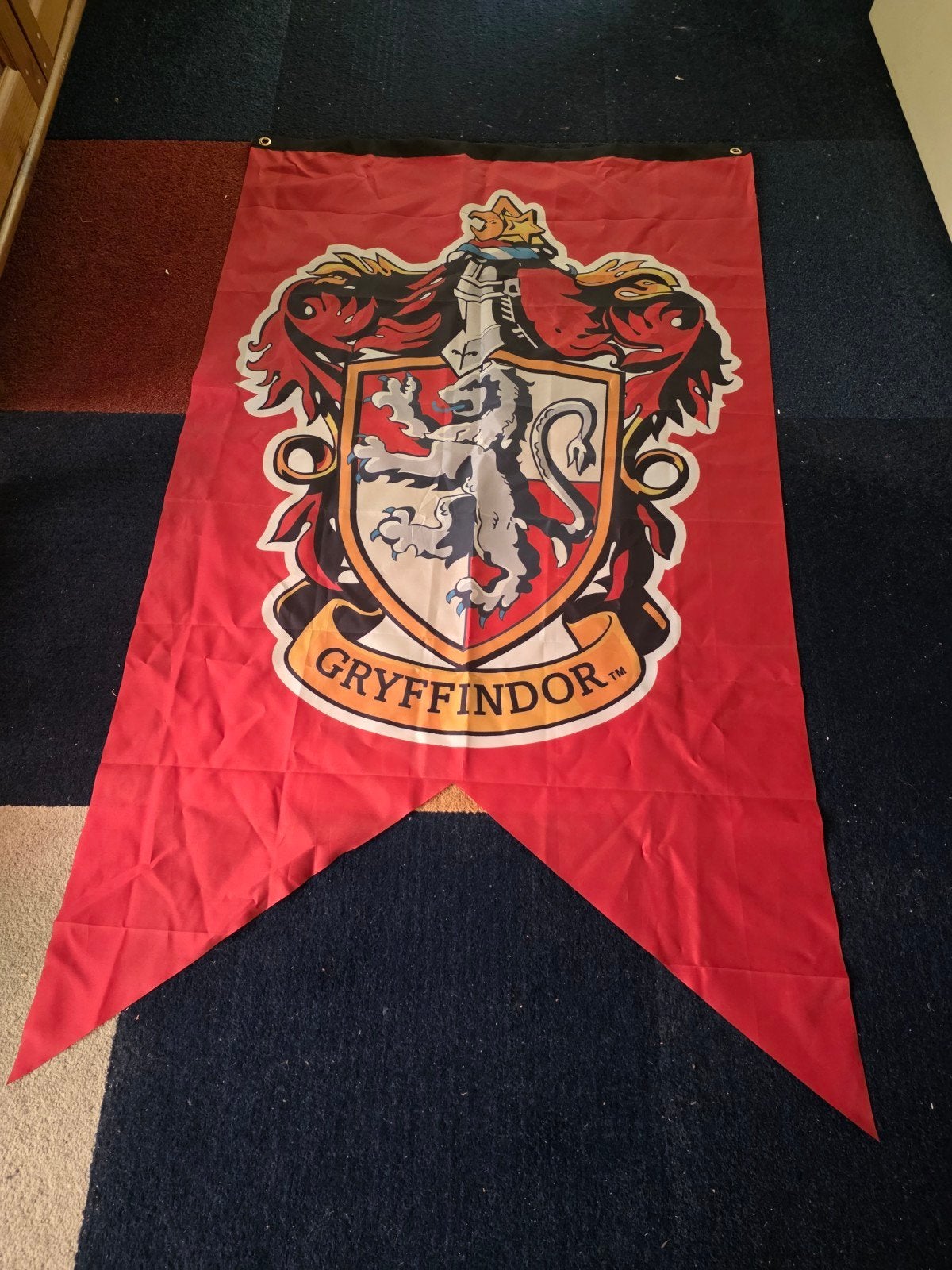 Harry Potter vlag Gryffindor, Ophalen of Verzenden, Gebruikt, Overige typen