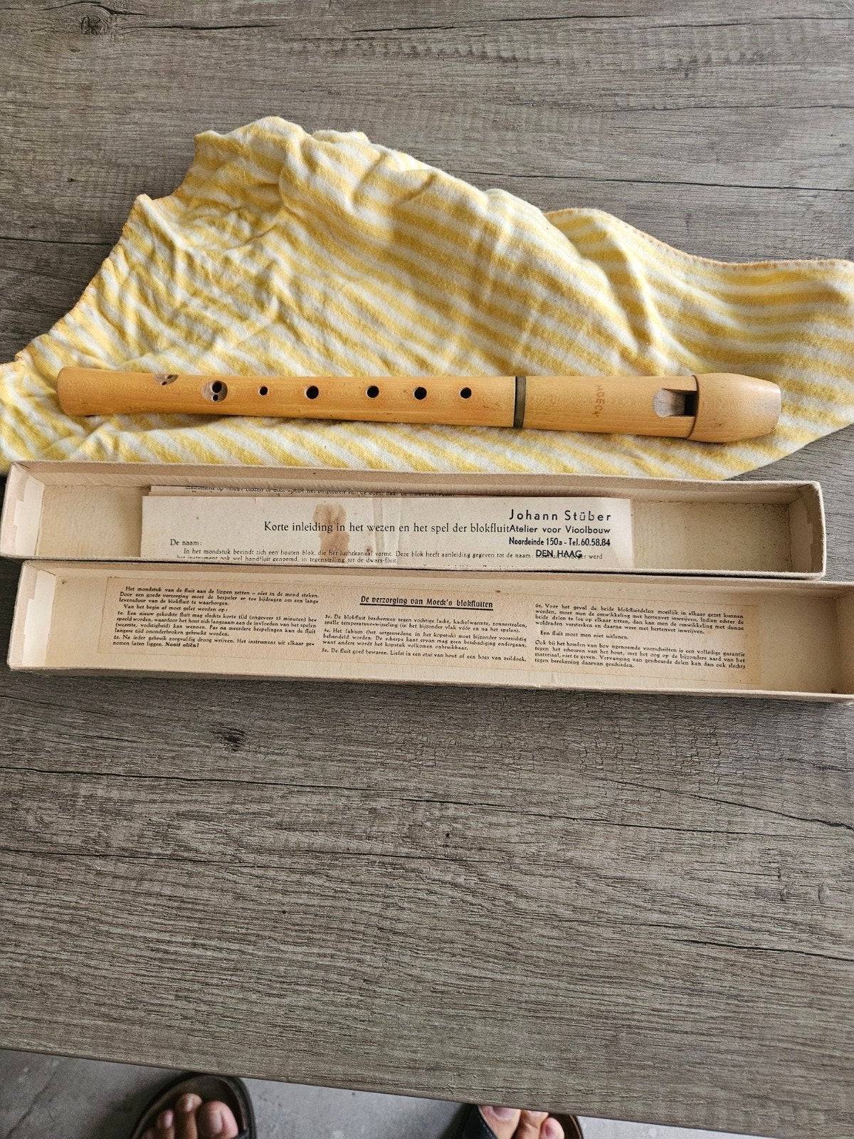 Moeck blokfluit - Zo goed als nieuw, Muziek en Instrumenten, Ophalen of Verzenden, Zo goed als nieuw, Sopraan of Sopranino, Met koffer, hoes of etui