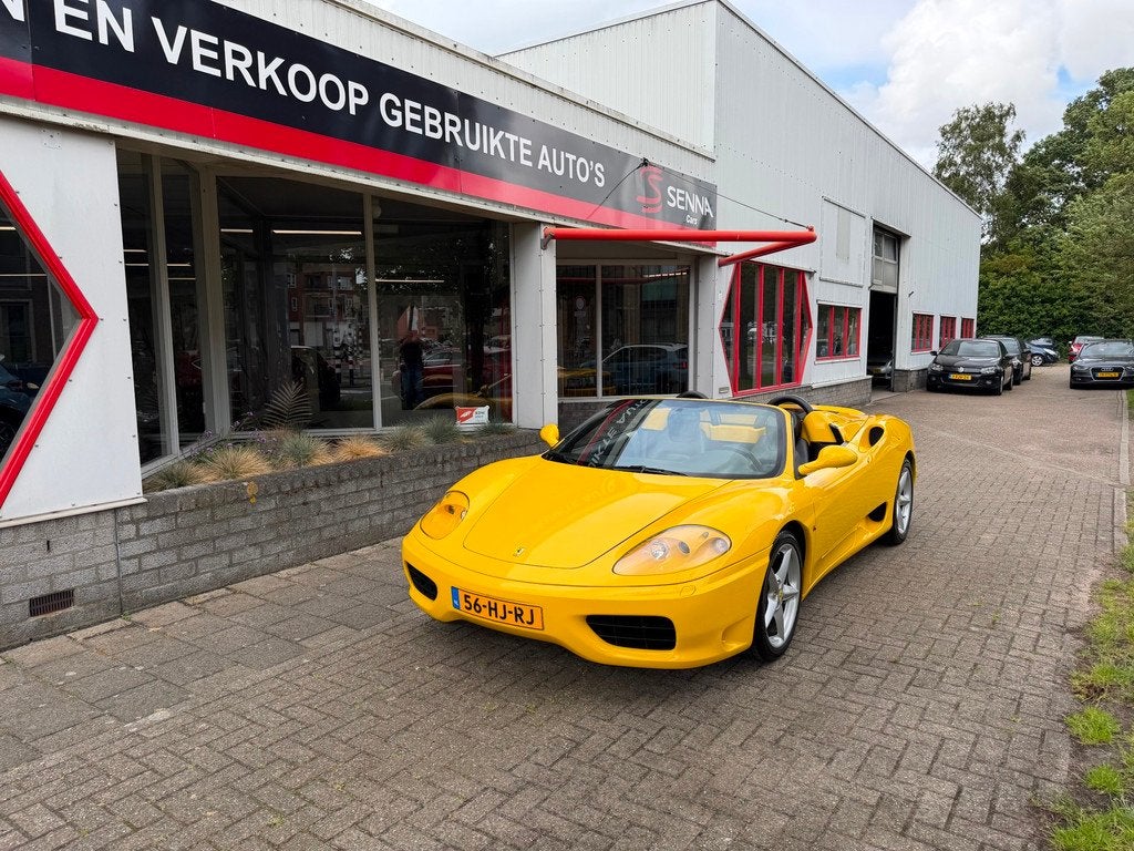 Ferrari 360 3.6 V8 Spider F1- Giallo Modena - NAP - Inr Mog, Auto's, Ferrari, Automaat, Achterwielaandrijving, Gebruikt, Cabriolet