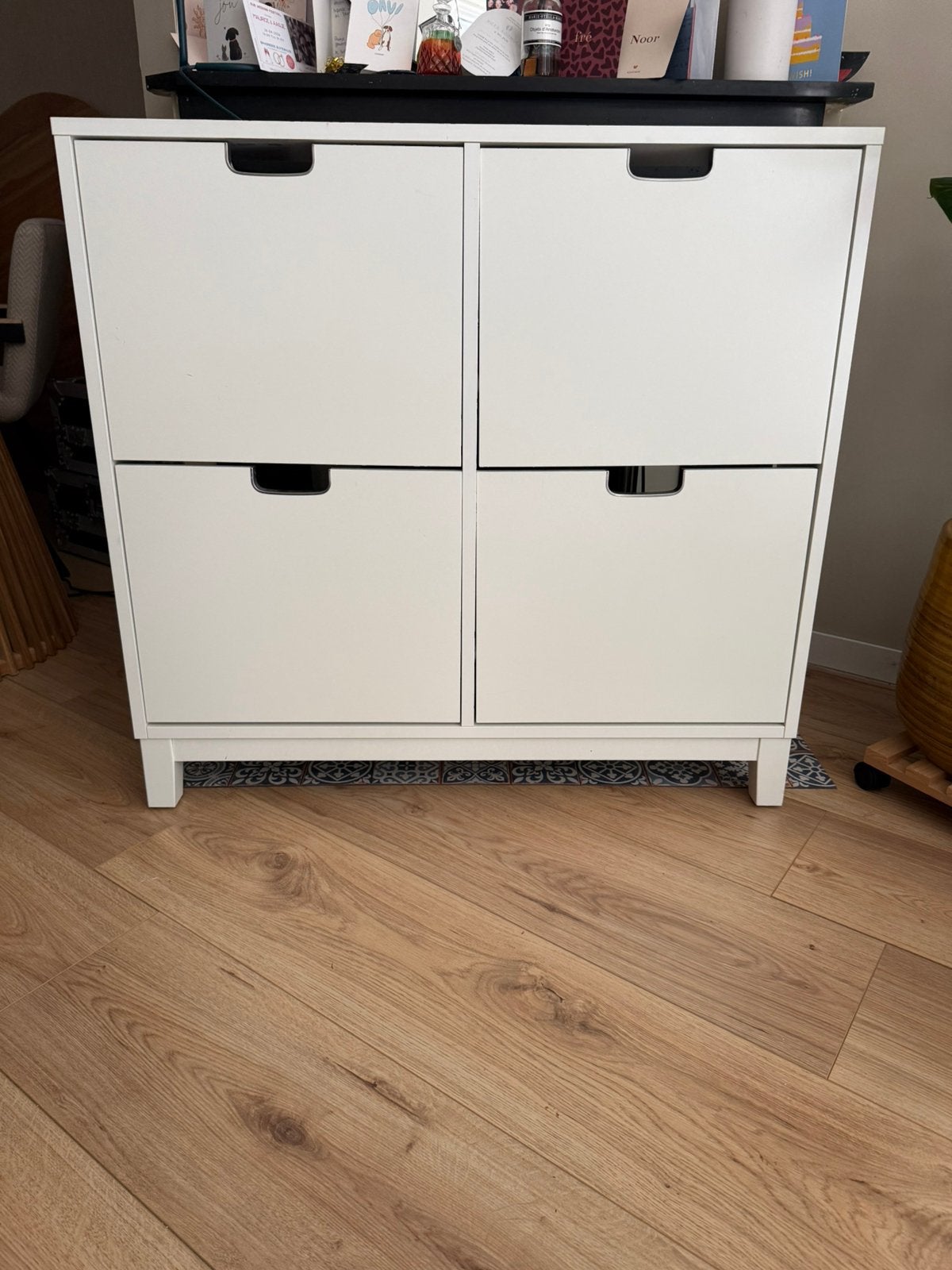 Schoenenkast wit 4 vakken, Ophalen, Zo goed als nieuw