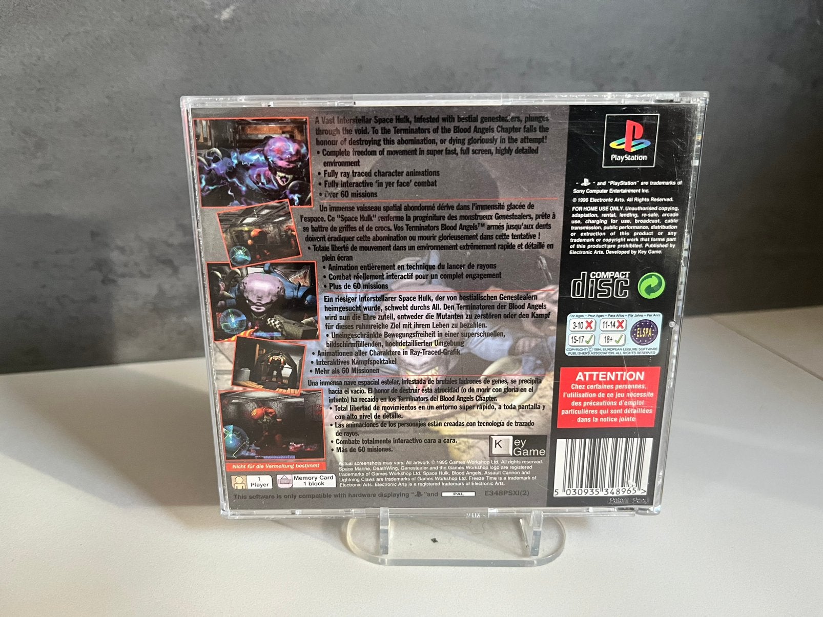 Space Hulk: Vengeance of the Blood Angels PS1 - Zeer goede s, O, 1 speler, P, Ophalen of Verzenden
