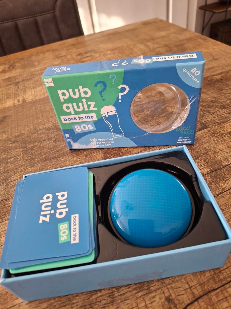 Pub quiz  back to   80s, Ophalen of Verzenden