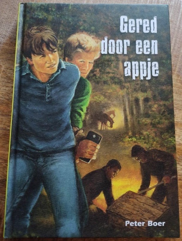 Boek Gered door een Appje, Ophalen of Verzenden, Zo goed als nieuw, Peter Boer, Fictie