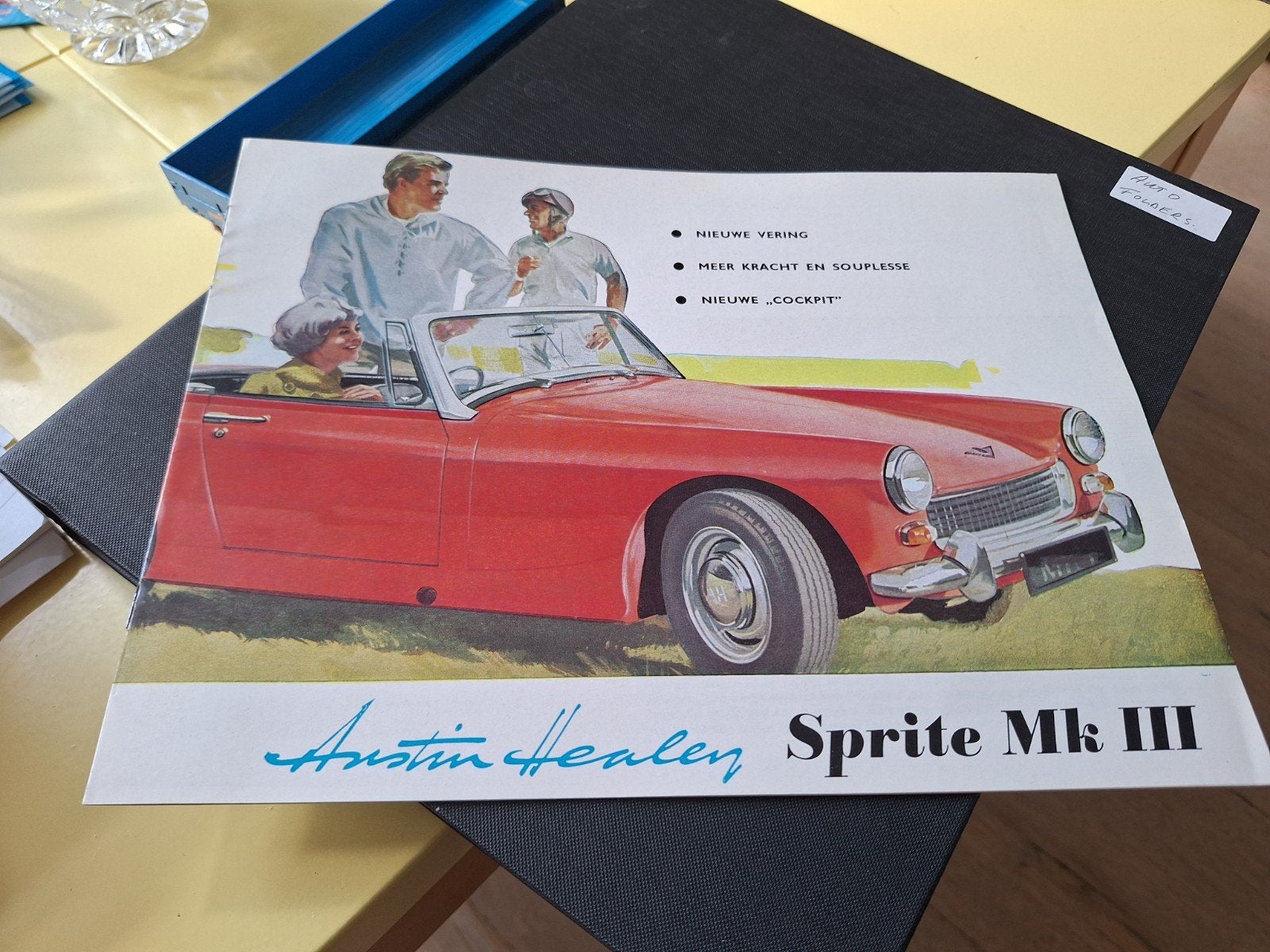 Austin Healey Sprite Mk III Brochure (1965), Ophalen of Verzenden, Zo goed als nieuw, Overige merken, Stokvis Automobielen