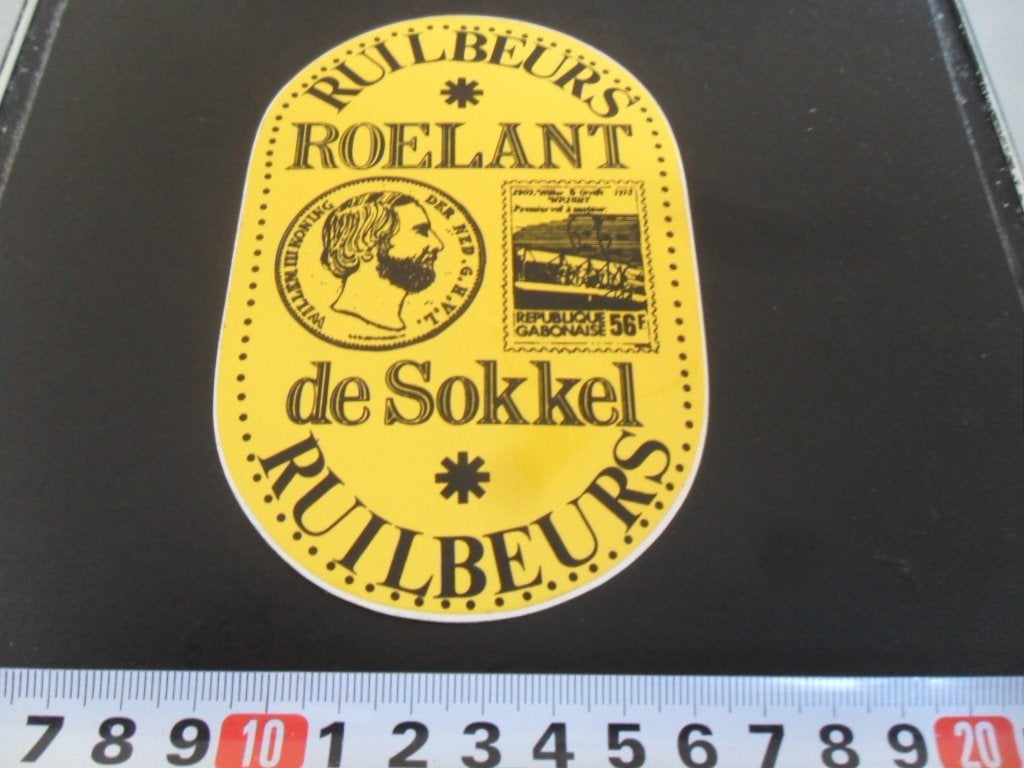 sticker Ruilbeurs ROELANT De Sokkel, Ophalen of Verzenden, Zo goed als nieuw