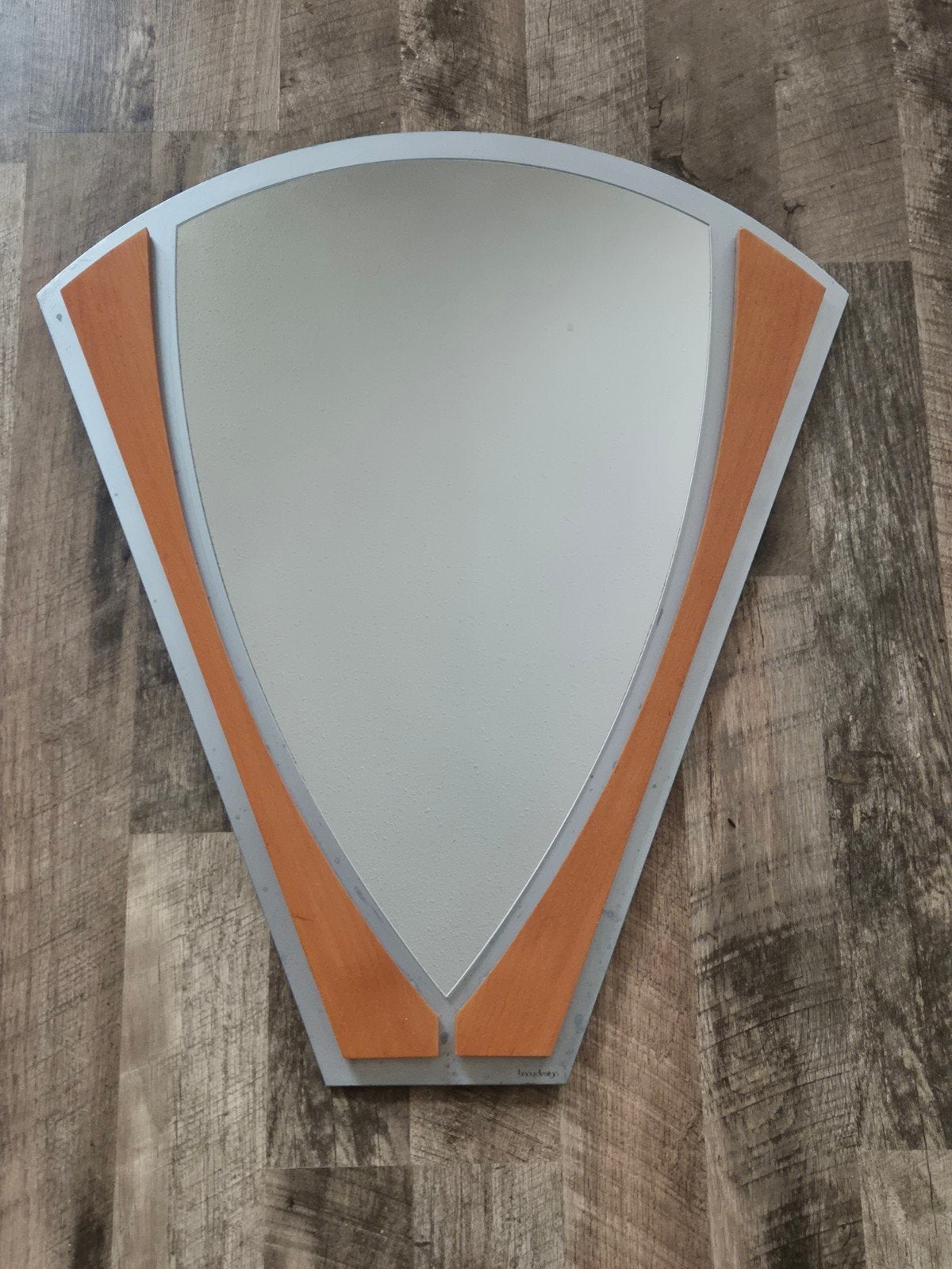 Vintage Bony Design Wandspiegel - Jaren 70/80, Ophalen, Rechthoekig, Minder dan 50 cm