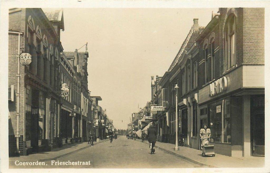 701-290-023 Coevorden Frieschestraat, Verzamelen, Ansichtkaarten | Nederland, Verzenden, Voor 1920, Drenthe