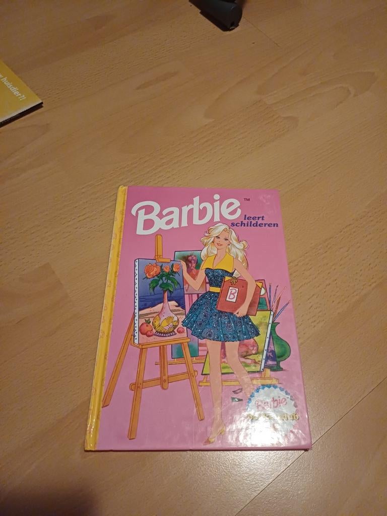 Barbie leert schilderen boek, Ophalen of Verzenden, Zo goed als nieuw