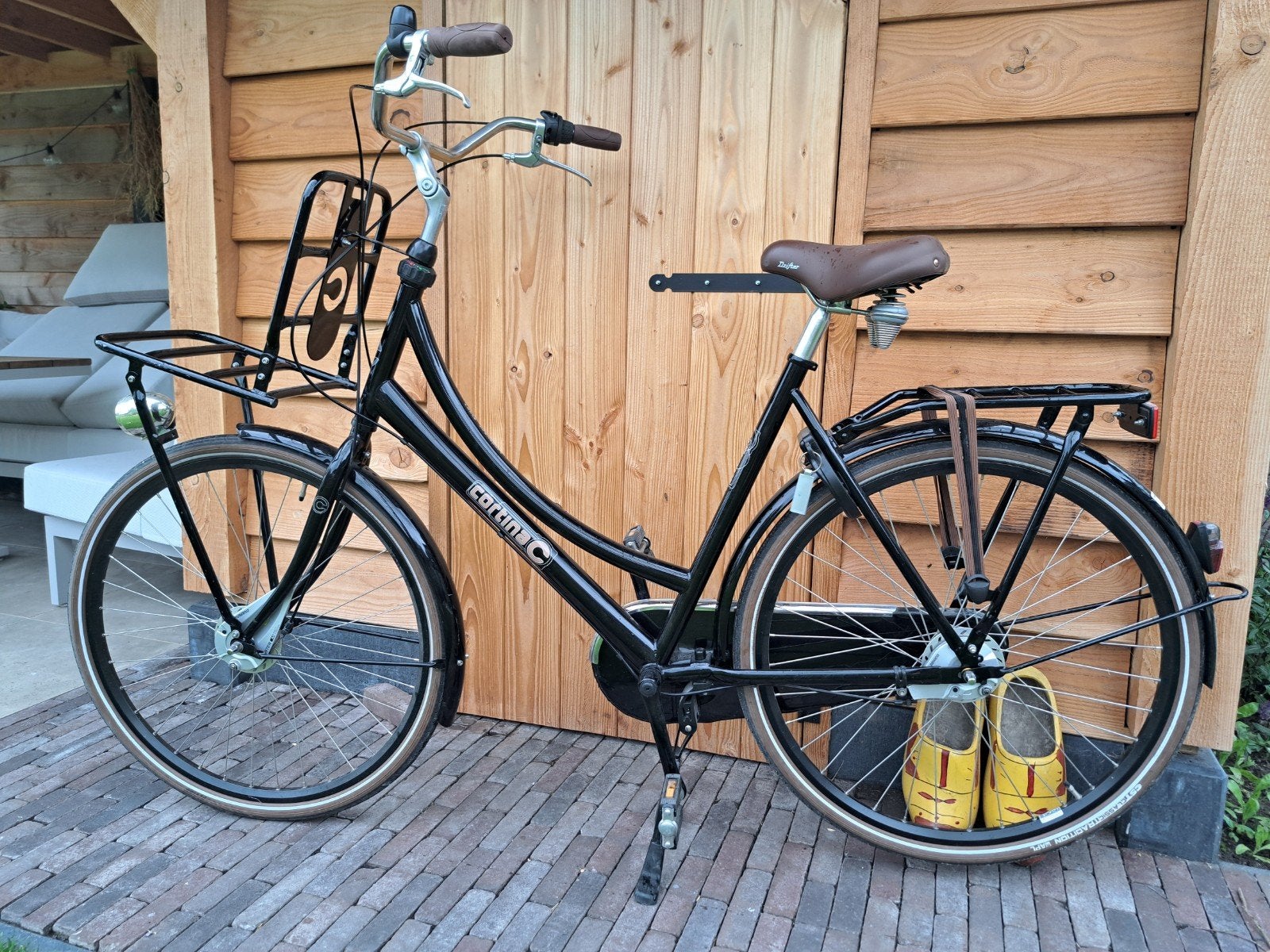 Cortina C Transportfiets Dames + evt herenfiets, Fietsen en Brommers, Ophalen, Zo goed als nieuw, Overige merken, Versnellingen
