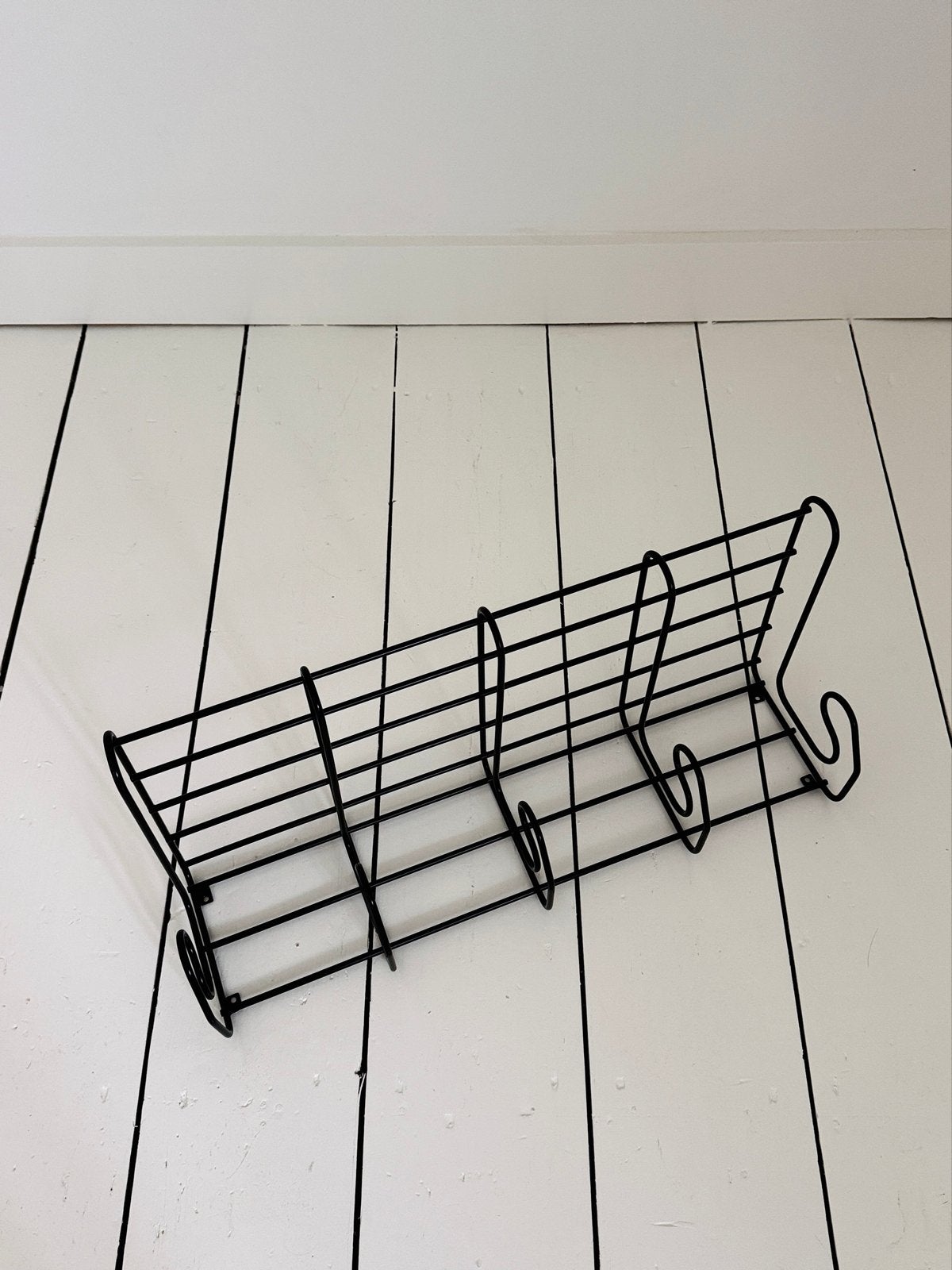 Als nieuw - IKEA wandkapstok Från - draadstaal - 80s, Wandkapstok, Ophalen of Verzenden, Zo goed als nieuw, Minder dan 100 cm
