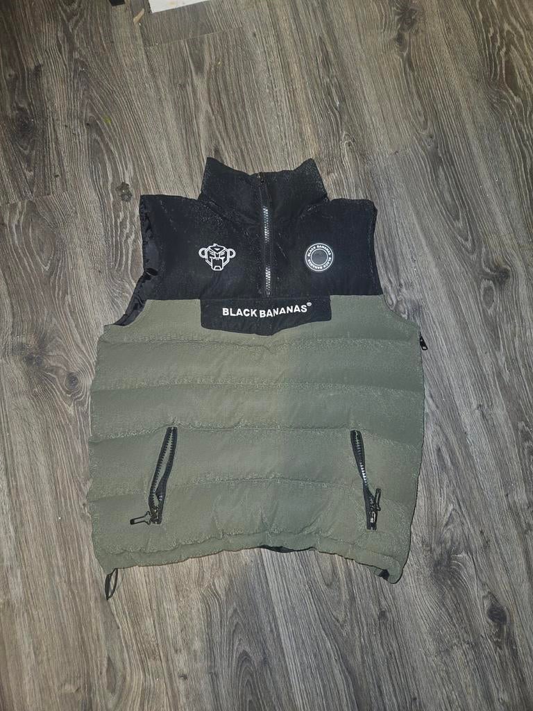 Black bananas bodywarmer, Ophalen of Verzenden, Zo goed als nieuw, Maat 46 (S) of kleiner, Zwart