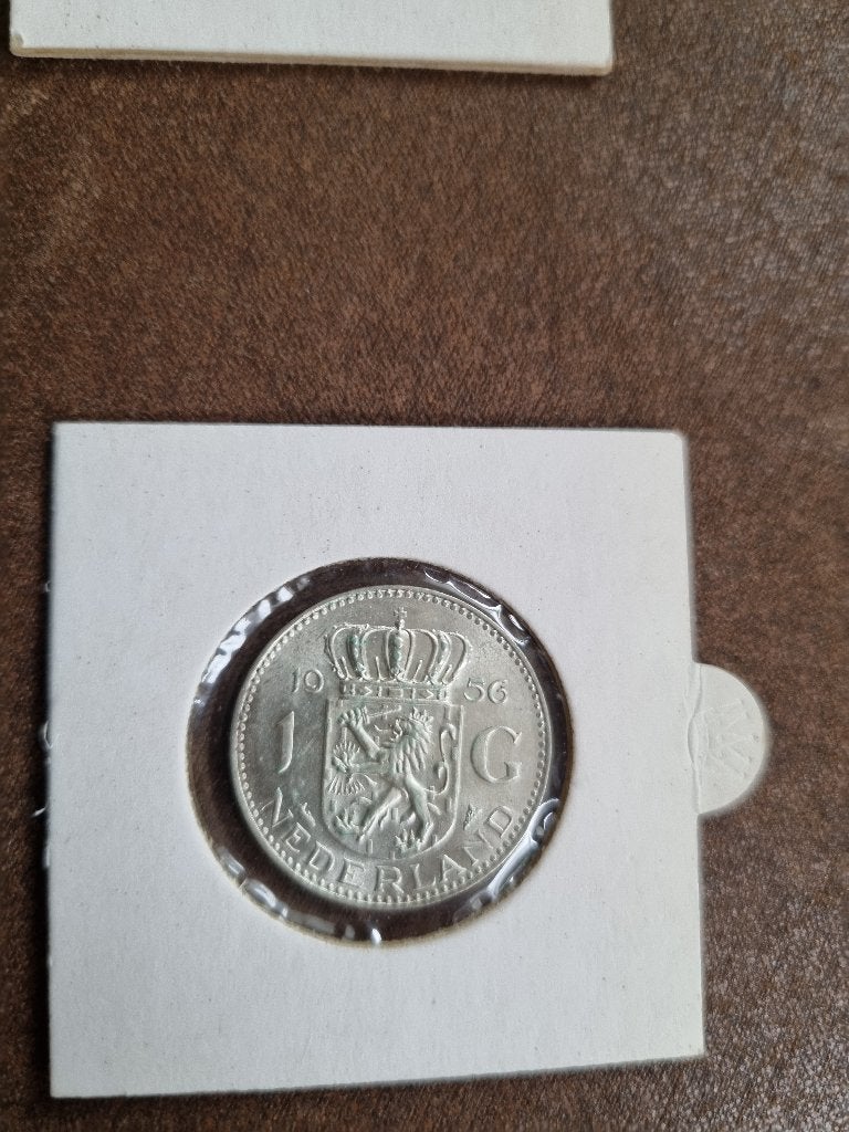 Munt, 1 gulden, Koningin Juliana, Zilver, Ophalen of Verzenden