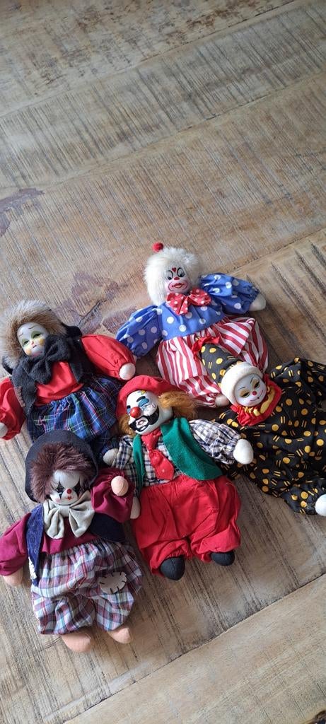 Vintage clowntjes, Verzamelen, Poppen, Ophalen of Verzenden, Zo goed als nieuw, Pop