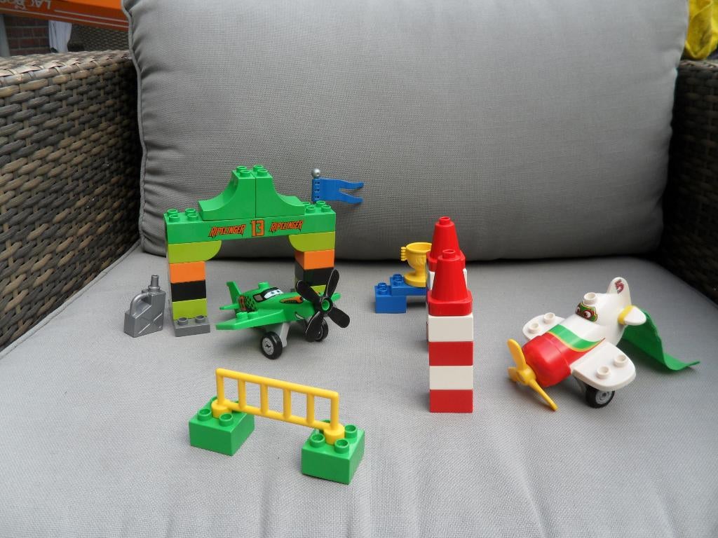 DUPLO Planes Ripslingers Luchtrace, Kinderen en Baby's, Speelgoed | Duplo en Lego, Ophalen of Verzenden, Zo goed als nieuw, Complete set