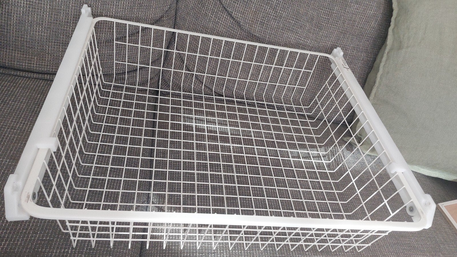 IKEA STUVA GRUNDLIG Draadmand - Wit, Ophalen