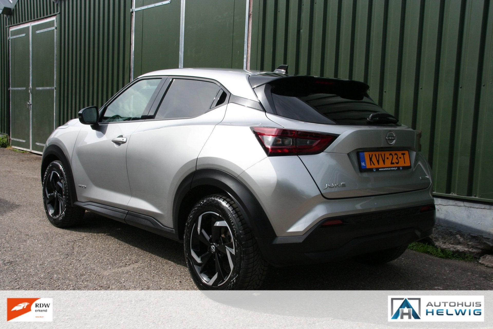 Nissan Juke 1.6 Hybrid Tekna, CLIMA, NAVI, 360 CAMERA, HALF, Auto's, 1300 kg, Gebruikt, 4 cilinders, Leder en Stof