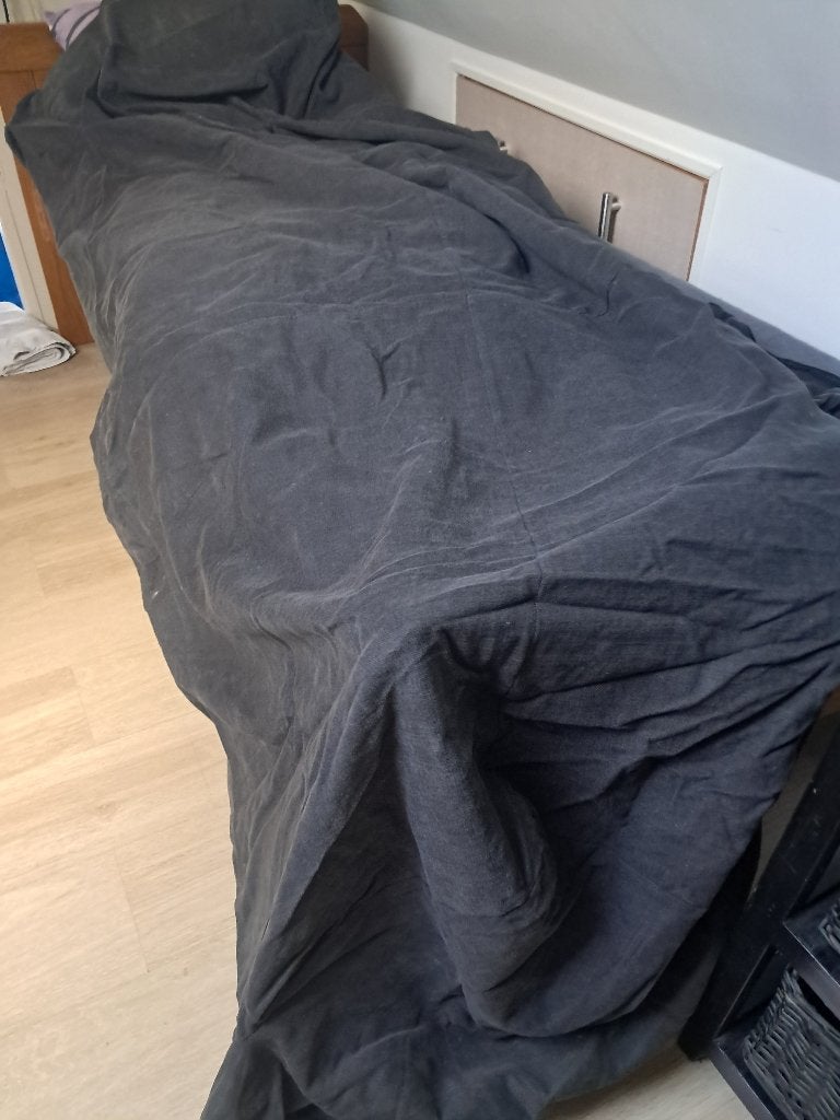 Linteloo bankhoes 2 zits, Gebruikt, Hoekbank, Tweepersoons, 75 tot 100 cm