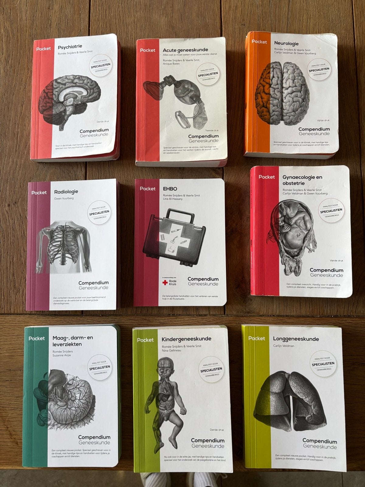 Compendium Geneeskunde Pocket Boeken - Diverse Specialismen, Ophalen of Verzenden, Beta, Gelezen, WO