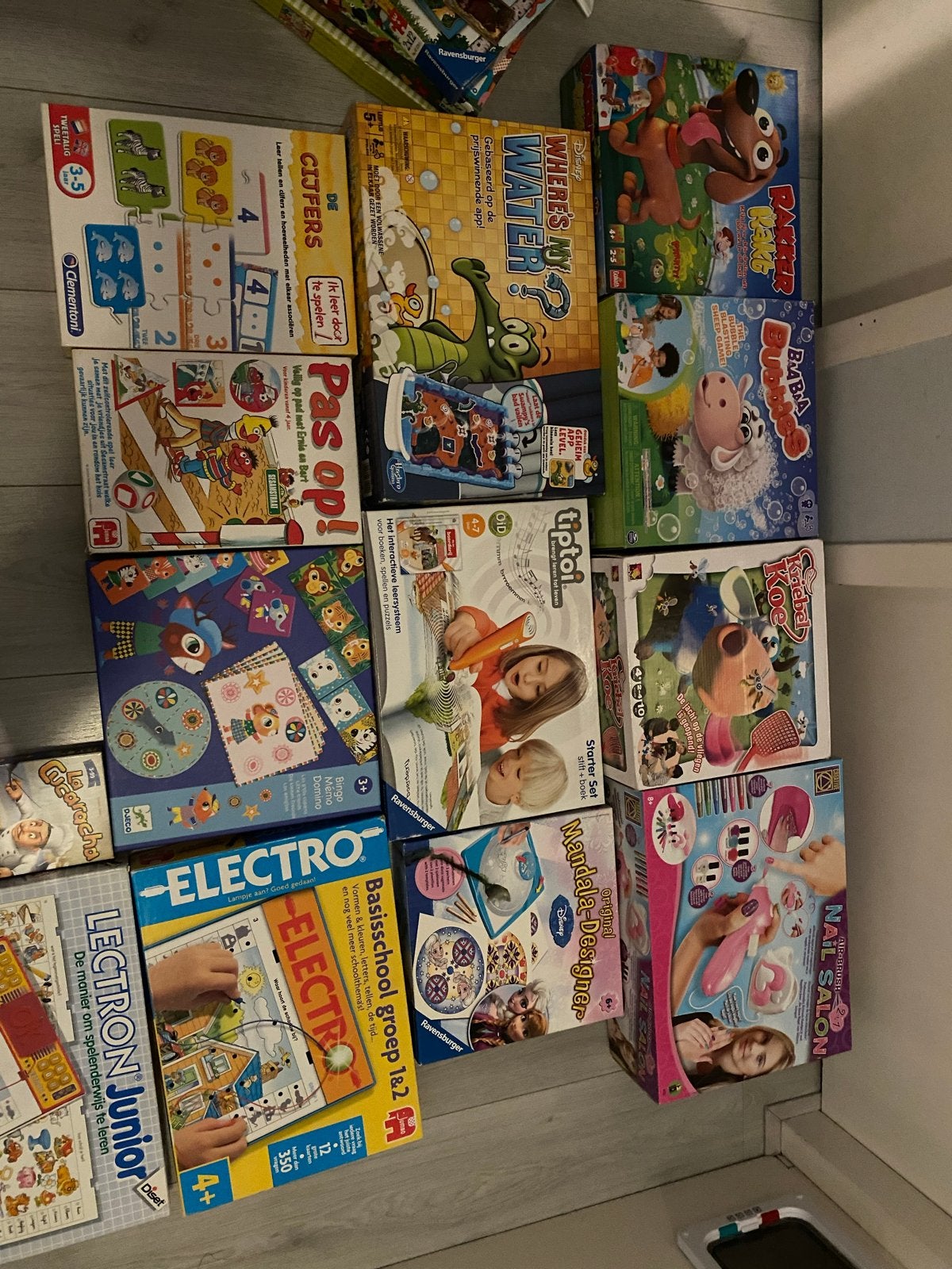 Grote collectie bordspellen en educatief speelgoed, Ophalen of Verzenden, Gebruikt, Jongen of Meisje