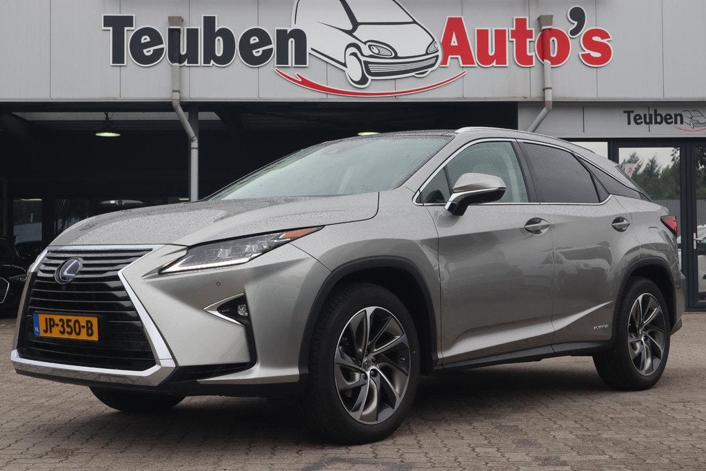 Lexus RX 450h 4WD President Line | NL Auto | Elektrisch glaz, Auto's, Lexus, Bedrijf, Te koop, RX(-H), 360° camera, 4x4, ABS, Adaptieve lichten