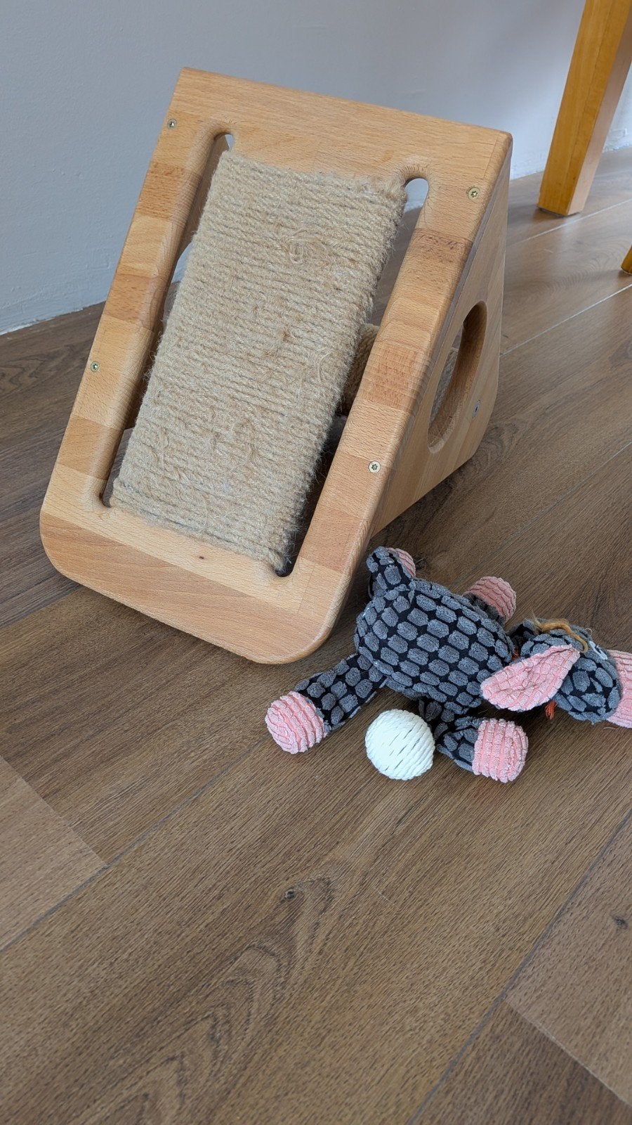 Massief eiken kattenkrabpaal(handgemaakt naar eigen ontwerp, Dieren en Toebehoren, Ophalen