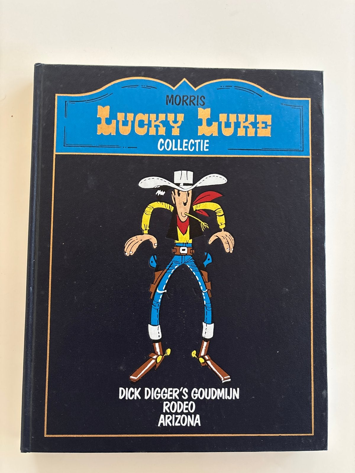 Lucky Luke Collectie: Dick Digger's Goudmijn, Rodeo, Arizona, Eén stripboek, Ophalen of Verzenden, Gelezen