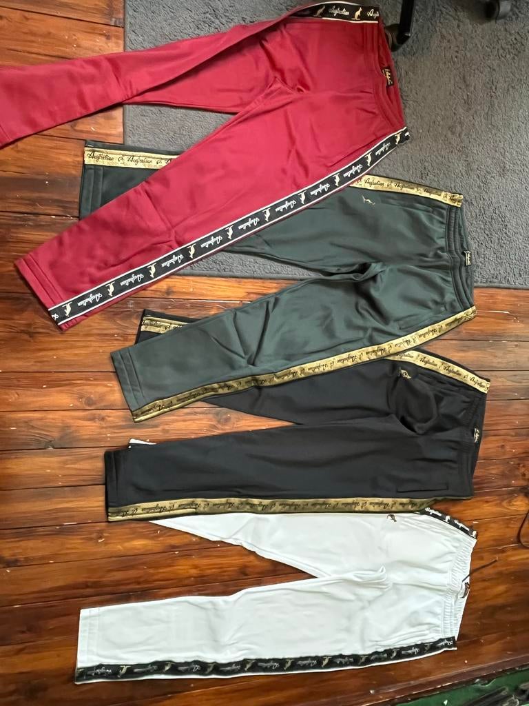 Australian broeken XS (witte met zwarte bies maat S), Wit, Nieuw, Ophalen of Verzenden, Maat 34 (XS) of kleiner