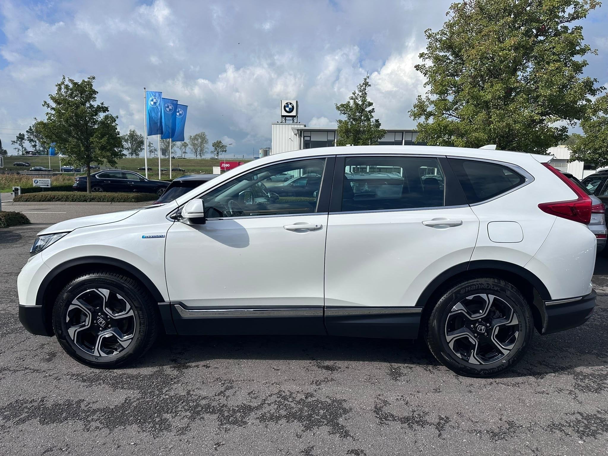 Honda CR-V 2.0 Hybrid Business Edition Hoge zit | Camera | N, Auto's, Stof, Gebruikt, 4 cilinders, Wit