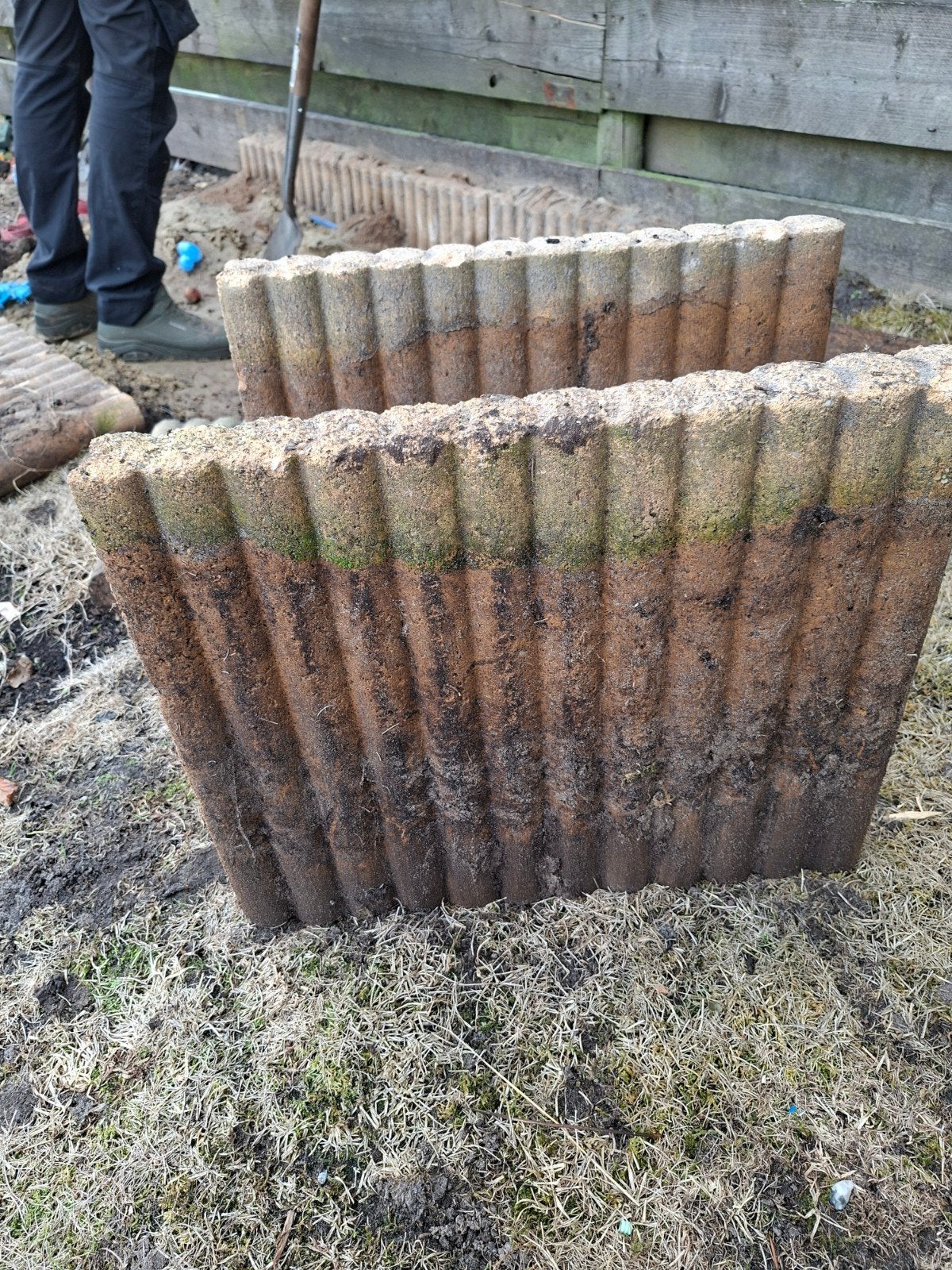 palissaden  9 stuks gratis, Ophalen, Minder dan 100 cm, Minder dan 25 cm