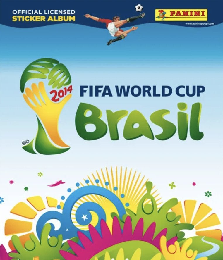 WK 2014 Brazilië Panini, Ophalen of Verzenden, Zo goed als nieuw, Meerdere stickers