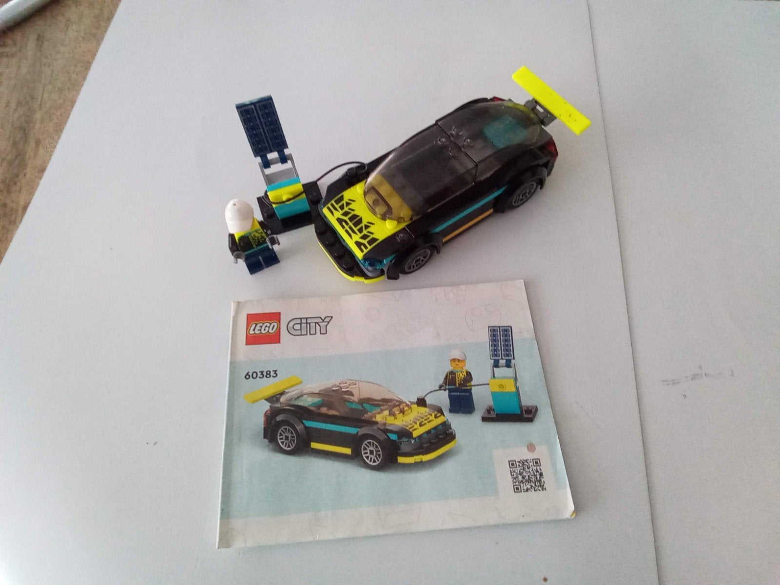 Lego City- Electrische Sportwagen ( Lego nr- 60383, City, Lego, Ophalen of Verzenden, Zo goed als nieuw