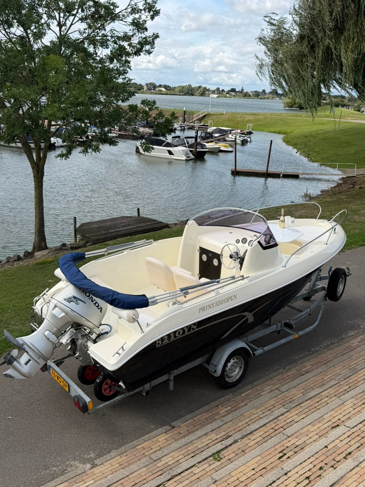 Prins 550 OPEN honda 50pk bwj 2010 nieuwstaat! Koopje, Ophalen, Zo goed als nieuw, Elektrische start