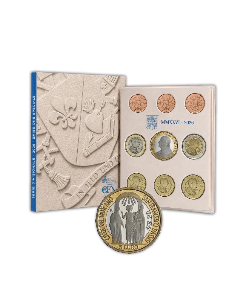 BU set Vaticaan 2026 Blister - 1 cent tm 2 euro + 5 euro, Ophalen of Verzenden, Vaticaanstad, Overige waardes, Setje