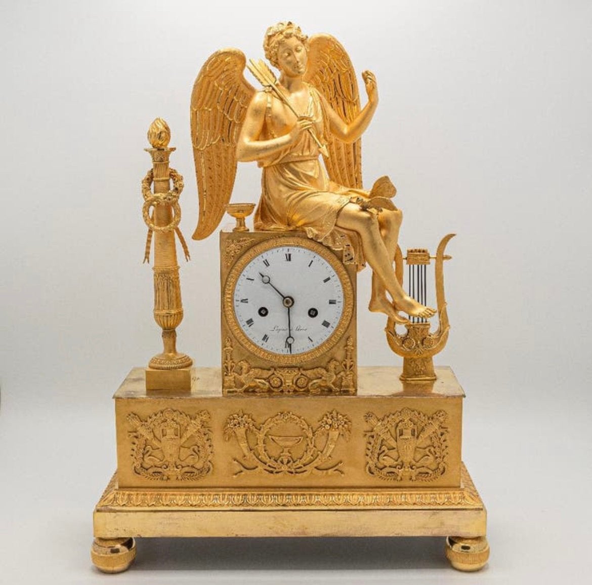 Pendule Lepine, Parijs, Antiek en Kunst, Antiek | Klokken, Ophalen of Verzenden