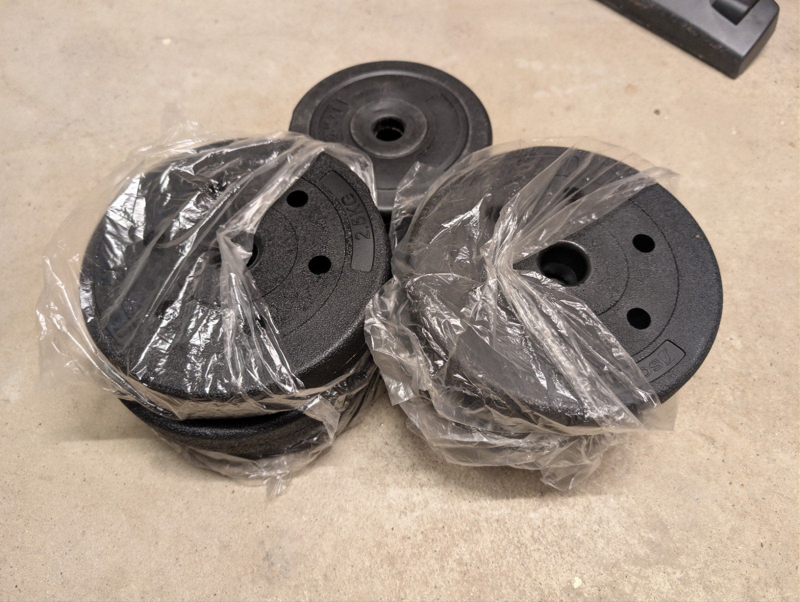 Halterschijven set 18,75 kg (6x 2,5 kg + 3x 1,25 kg), Sport en Fitness, Fitnessmaterialen, Ophalen of Verzenden