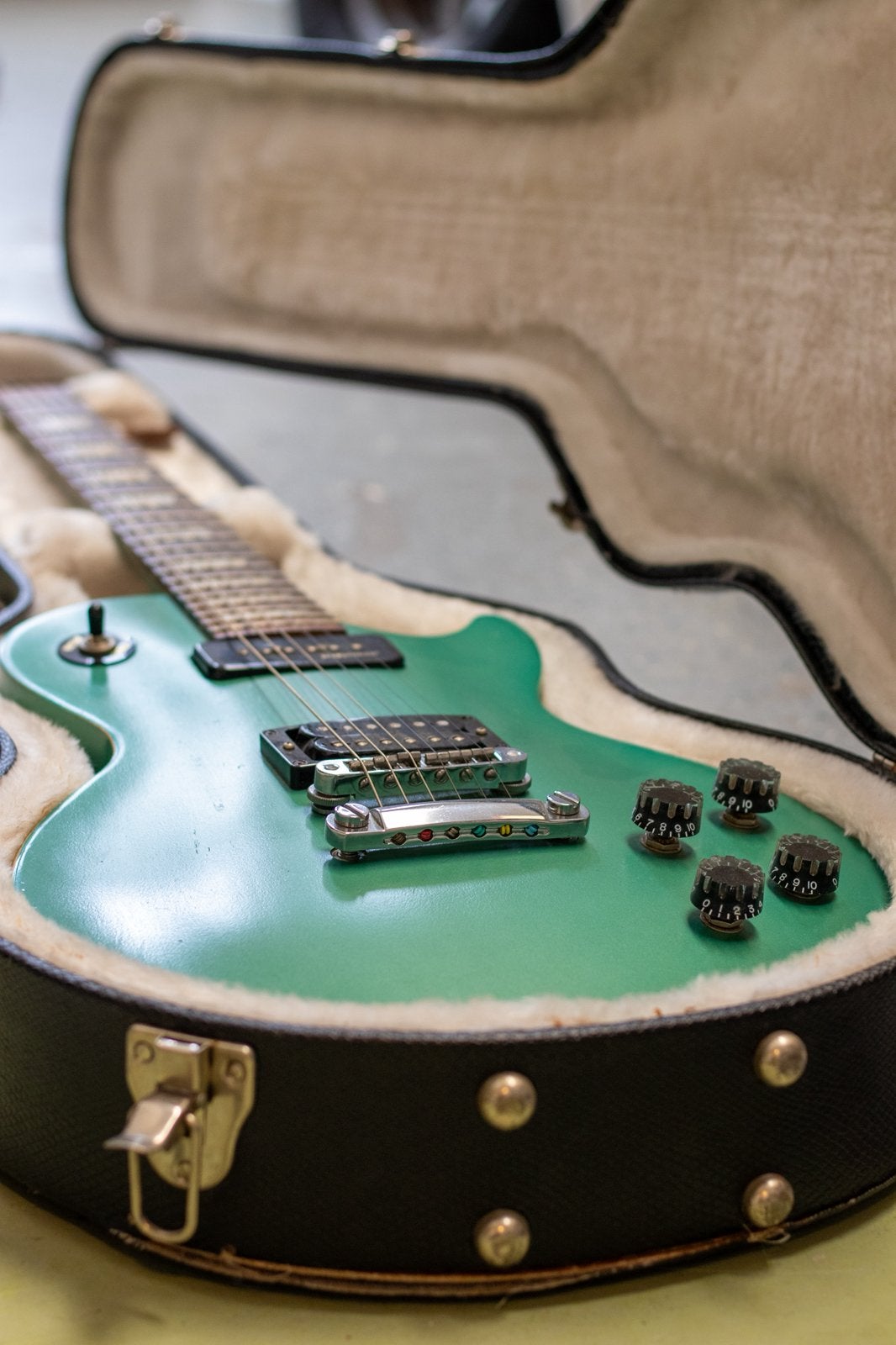 Gibson Les Paul Futura 2014 Inverness Green, koffer papieren, Ophalen, Gebruikt, Solid body, Gibson