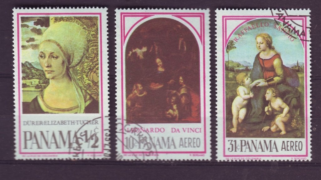 Panama Mi 873A/875A gest, Ophalen of Verzenden, Gestempeld, Midden-Amerika